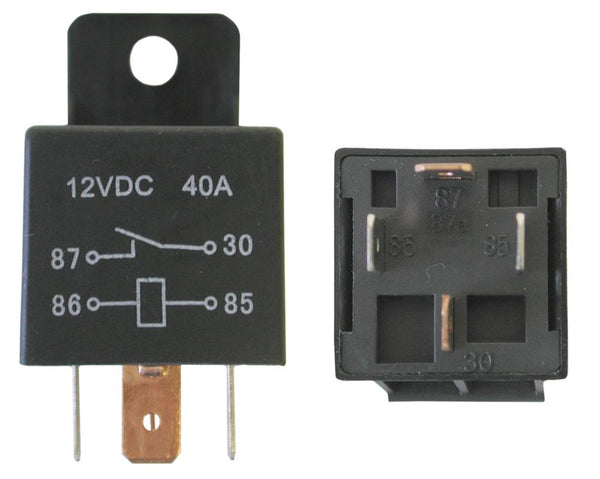 Relé Coche 40 Amp Relé Automotriz 12V 40A 4 Pines Normalmente Abierto (NO) | Fabricado En UE | Autoelettric Repuesto Eléctrico Vehículo - Foto 6