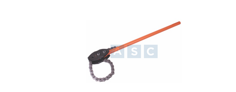 PIPE WRENCH WITH CHAIN 100MM Material:Chromium Vanadium Steel