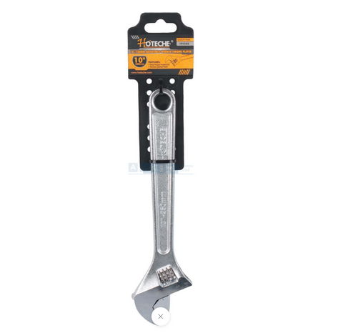 ADJUSTABLE WRENCH 250MM CHROME high carbon steelDrop-forged hardened