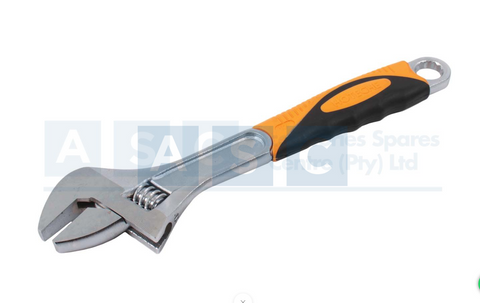 ADJUSTABLE WRENCH 300MM CHROME high carbon steelDrop-forged hardened