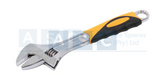 ADJUSTABLE WRENCH 250MM 2 COLOR HANDLE HIGH CARBON STEEL
