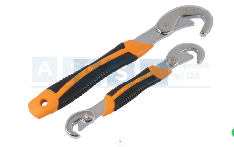 2PCS UNIVERSAL SPANNER 9-32MM high carbon steelChrome-plated finish