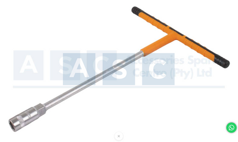 T-HANDLE SOCKET WRENCH 12MM COLOR RUBBER HANDLE HIGH QUALITY CARBON