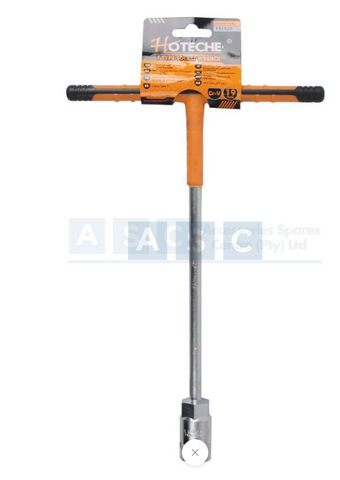 T-HANDLE SOCKET WRENCH 19MM COLOR RUBBER HANDLE HIGH QUALITY CARBON