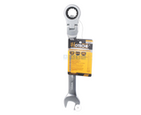 FLEXIBLE RATCHET COMB.SPANNER 14MM CRV CHROME PLATED 72 TOOTH