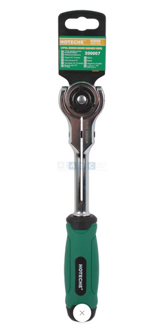 RATCHET FLEXIBLE HEAD 1/2DR. 72TH Quick Release Material:Cr-Mo Steel gear