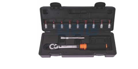 1/4 DRIVE TORQUE WRENCH W/BIT 13 PCS SET Adjustable torque wrench 5-25NM