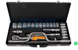 SOCKET SETS 24PC 1/2 INCH DR. IN CASE SOCKETS 10 – 24/27/30/32 MM 2Pcs Extensi