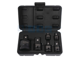 IMPACT SOCKET ADAPTER SET 6PC CR-V Heat-treatment Black Phosphating