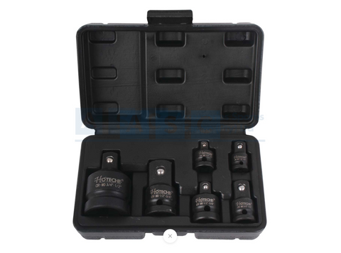 IMPACT SOCKET ADAPTER SET 6PC CR-V Heat-treatment Black Phosphating