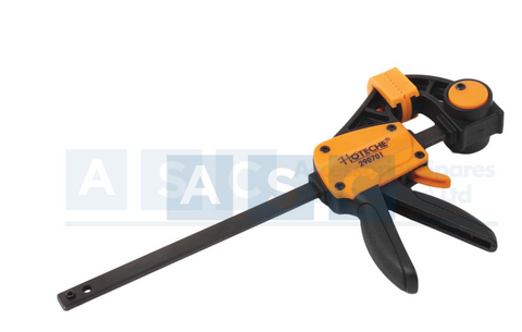 QUICK RATCHET BAR CLAMP 100/34MM PE-JAWS BAR 45# CARBON STEEL 3X8MM