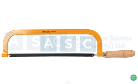 FLAT FRAME HACKSAW 300MM Wooden Handle 4Mm Thick Flat Steel