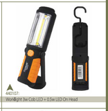WORKLIGHT 3W COB LED + 0.5WLED on head