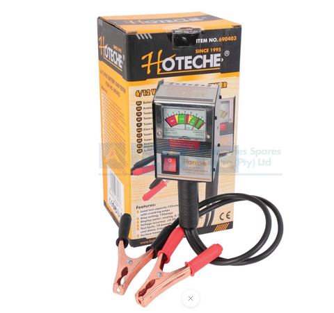BATTERY LOAD TESTER 6V /12V 125-500-1000 AMP cold crank amps/ Amp setting: 125amp