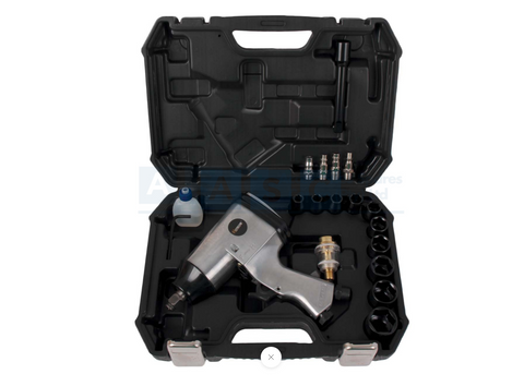 IMPACT AIR WRENCH KIT 1/2 DR. 17PC sockets:9/10/11/13/14/17/19/22/24/27mm