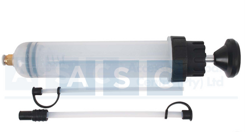 EXTRACTOR & REFILL PUMP W/PIPES 200ML 188MM X2 PIPES /8MM OTHER IS 6MM FOR