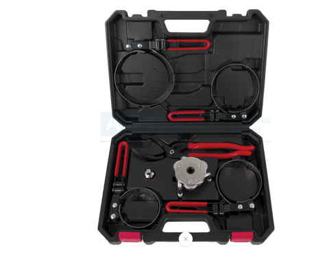OIL FILTER SWIVEL WRENCH SET 7PCS (68.85-133.35mm)adjustable oil filter pl