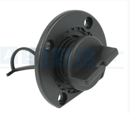 DRAIN PLUG 1 1/4 HYLON BLACK