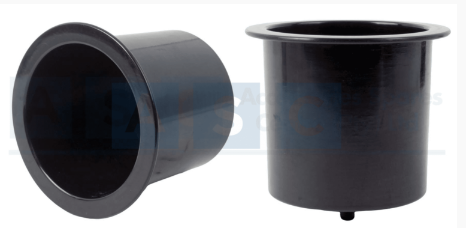 PLASTIC CUP HOLDER 74MM BLACK