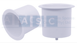 PLASTIC CUP HOLDER 74MM WHITE