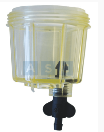 WATER SEPARATOR BOWL WITH SCREW TAP