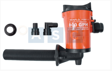 LIVEWELL PUMP 800GPH 12V 3.5AMPS