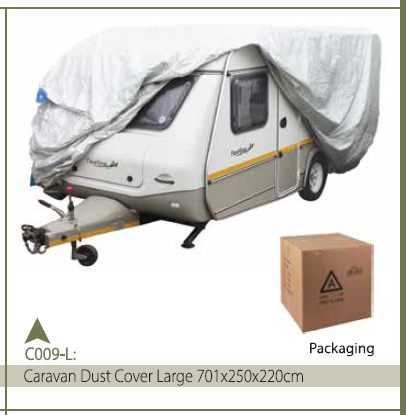 CARAVAN DUST COVER LARGE 701X250X220C