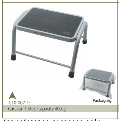 CARAVAN 1 STEP CAPACITY 400KG