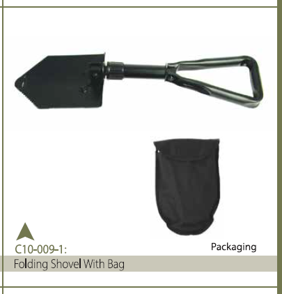 SHOVEL FOLD W/BAG