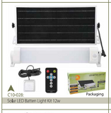 SOLAR LED BATTEN LIGHT KIT 12W