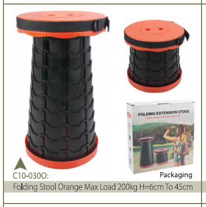 FOLDING STOOL YELLOW-C10-0300