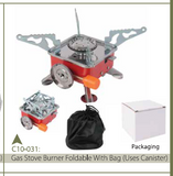 GAS STOVE BURNER FOLDABLE W/BAG