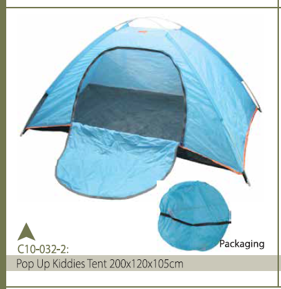 POP UP KIDDIES TENT 200X120X105CM