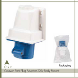 CARAVAN PARK PLUG ADAPTOR 220V BODY MT