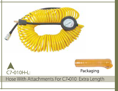 HOSE W/ATTACHMENTS FOR C7-010 EXTRA LEN