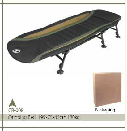 CAMPING BED 195X75X45CM 180KG
