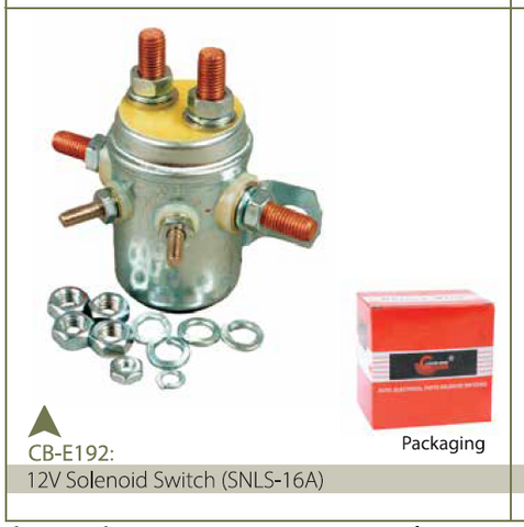 12V (SNLS-16A) SOLENOID SWITCH