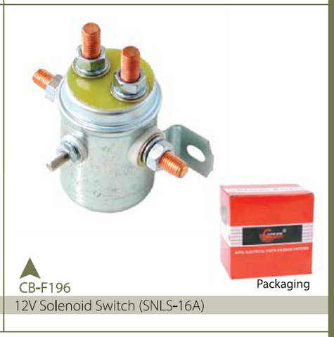 12V (SNLS-16A) SOLENOID SWITCH