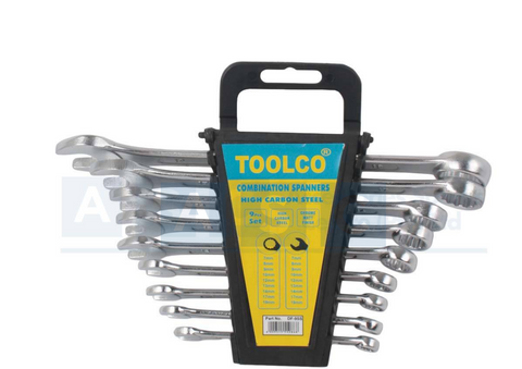 SPANNER SET COMB 7-19MM 9PCS 7-14MM /17/19MM