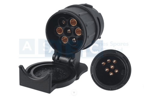 MINI CONVERTER ADAPTOR T/SOCKET 13 TO 7P ON TOW END SOCKET