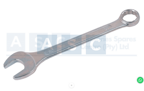 30MM CHROME COMB SPANNER ECONOMY