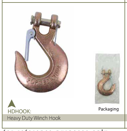 H/DUTY WINCH HOOK