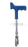 PLUG SPANNER 16MM W/PLASTIC HANDLE