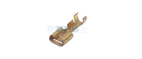 BRASS FEMALE TERM.6.3MM(10)(SOCKET TERM.