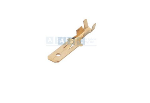 BRASS MALE TERM.6.3MM(100)(SOCKET TERM.)
