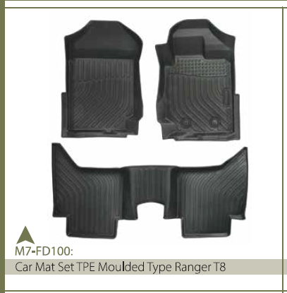CAR MAT SET TPE MOULDED TYPE RANGER T8