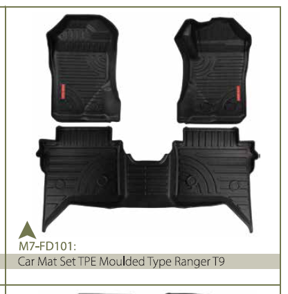 CAR MAT SET TPE MOULDED TYPE RANGER T9