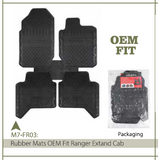 RUBBER MATS OEM FIT RANGER EXTAND CAB