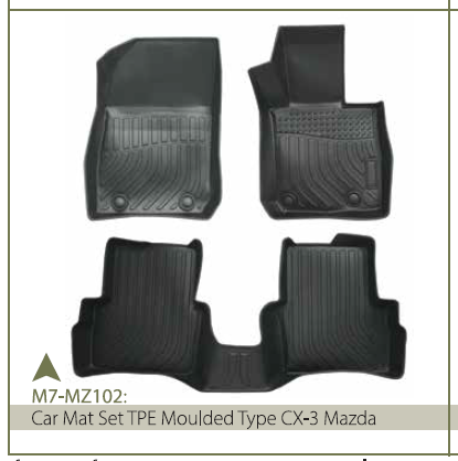 CAR MAT SET TPE MOULDED TYPE CX-3MAZDA