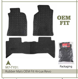 RUBBER MATS OEM FIT HI-LUX REVO